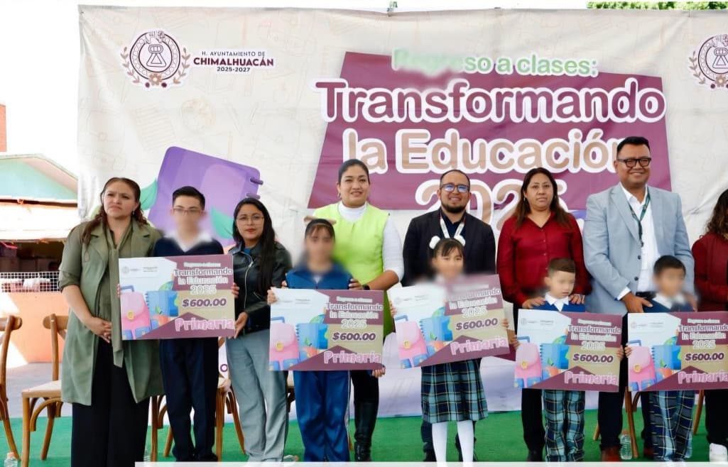 Gobierno de Chimalhuacán destina recursos a preescolar y CAM con Programa “Transformando la Educación”