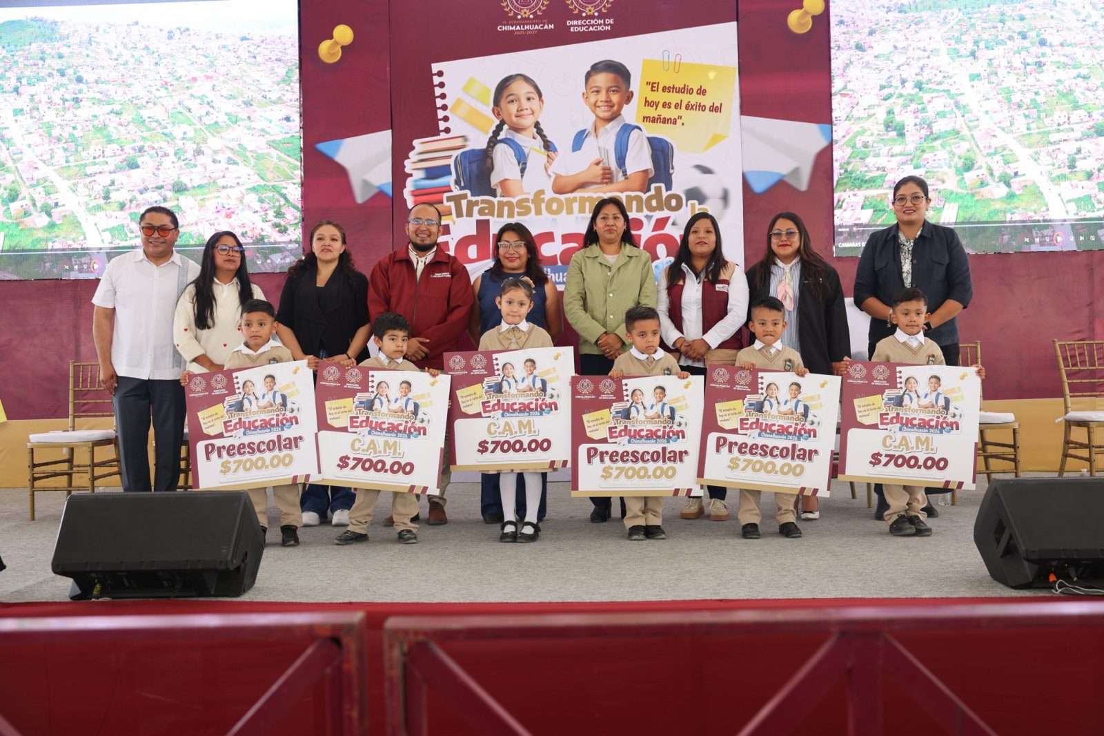 Chimalhuacán destina más de 10.8 millones para apoyar a estudiantes de preescola y CAM